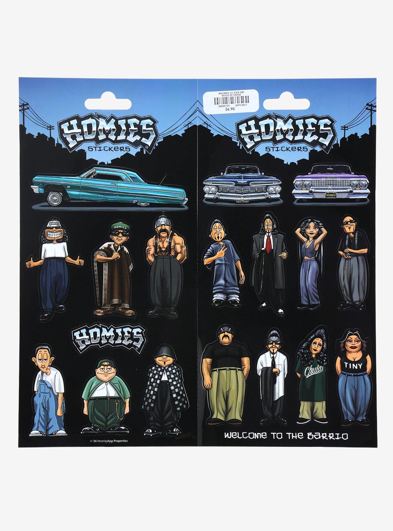 Homies Sticker Sheet, , hi-res