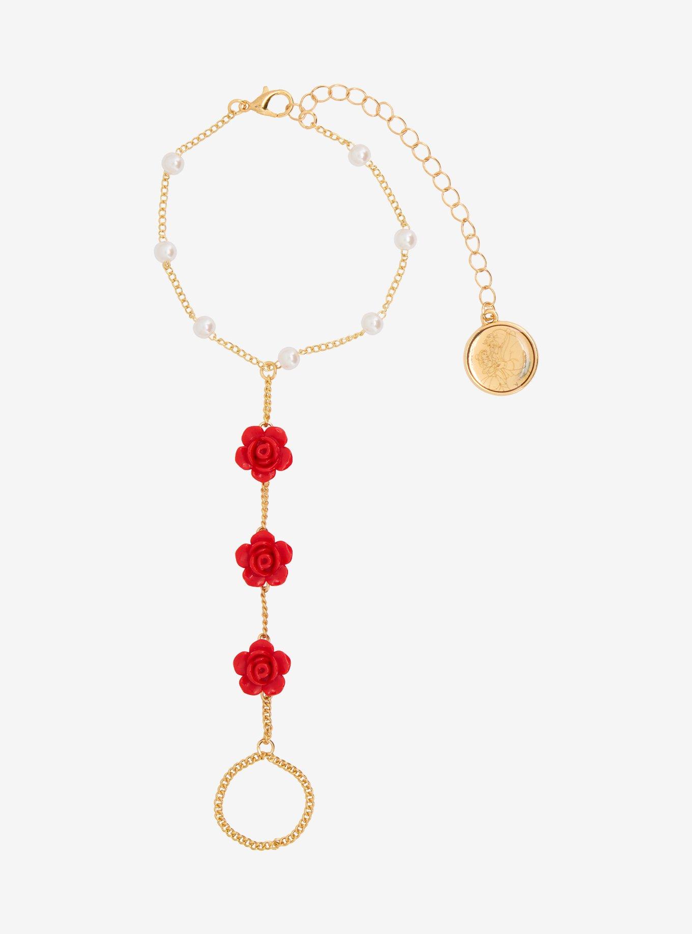 Disney Beauty and the Beast Belle Rose Bracelet &mdash; BoxLunch Exclusive, , hi-res