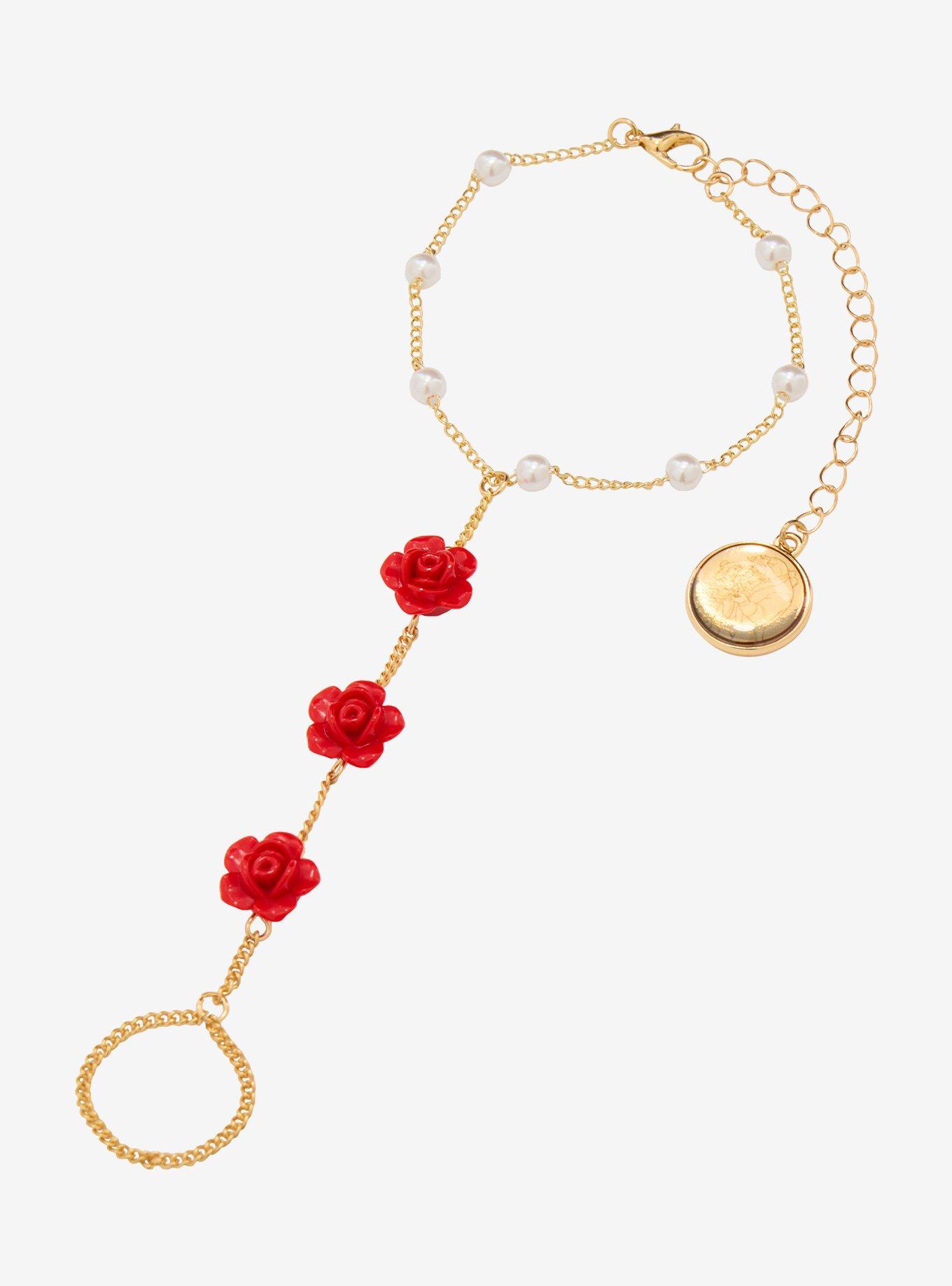 Disney Beauty and the Beast Belle Rose Bracelet &mdash; BoxLunch Exclusive, , alternate