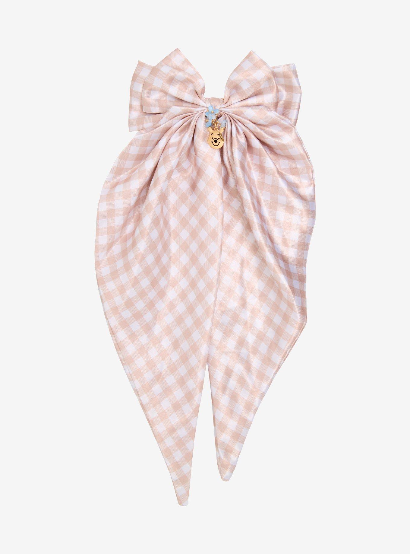 Disney Winnie the Pooh Gingham Hair Bow - BoxLunch Exclusive, , hi-res