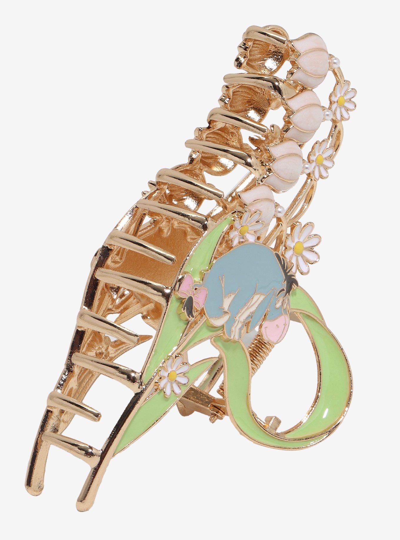 Disney Winnie the Pooh Eeyore Floral Claw Clip &mdash; BoxLunch Exclusive, , alternate