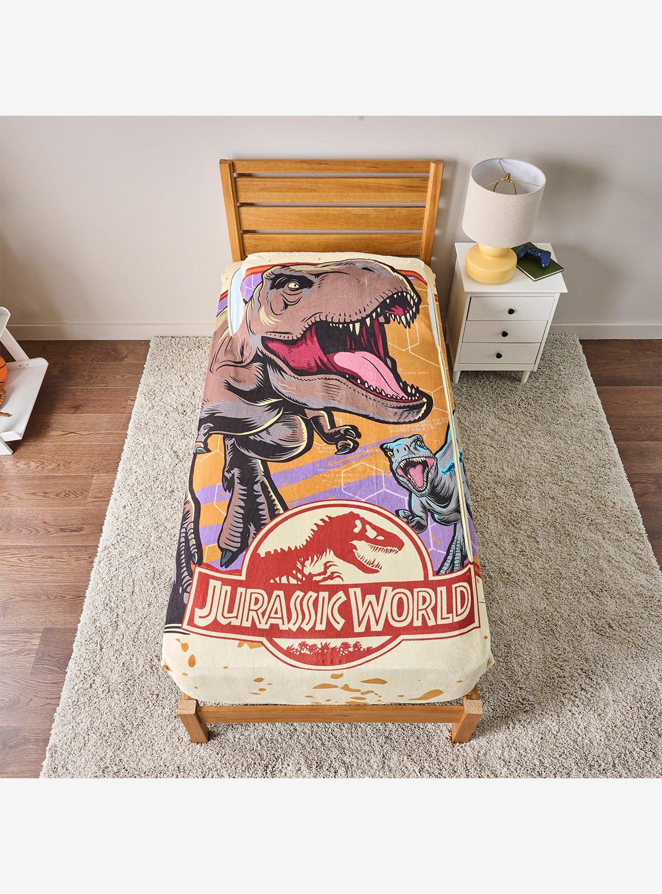Jurassic Park ZippySack Twin Size Blanket, , alternate