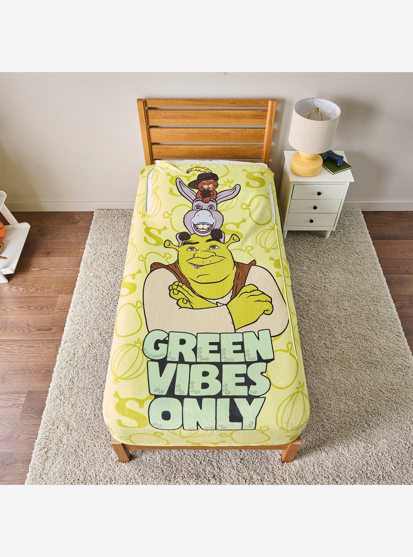 Shrek ZippySack Twin Size Blanket