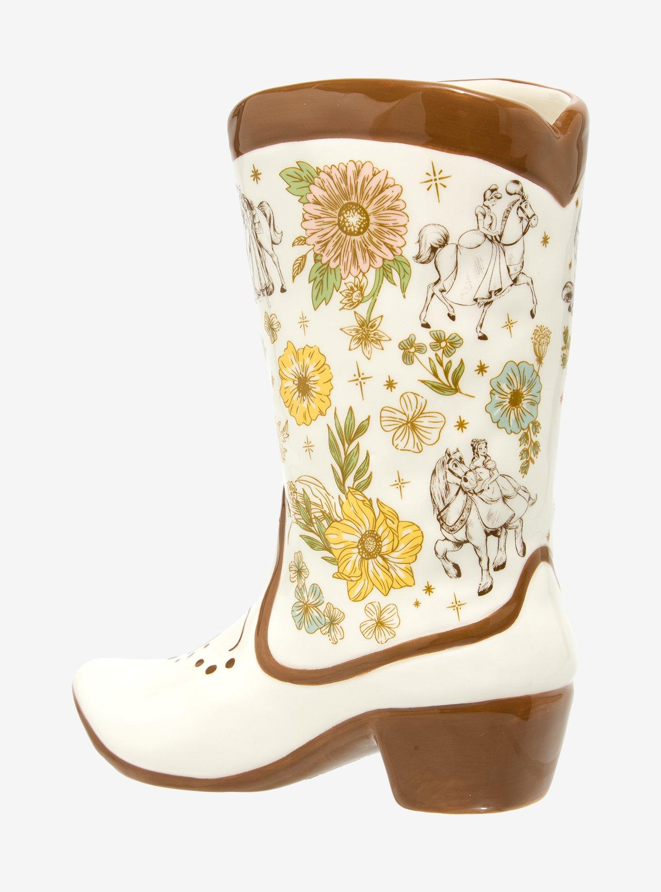 Disney Princess Cowgirl Boot Figural Vase — BoxLunch Exclusive
