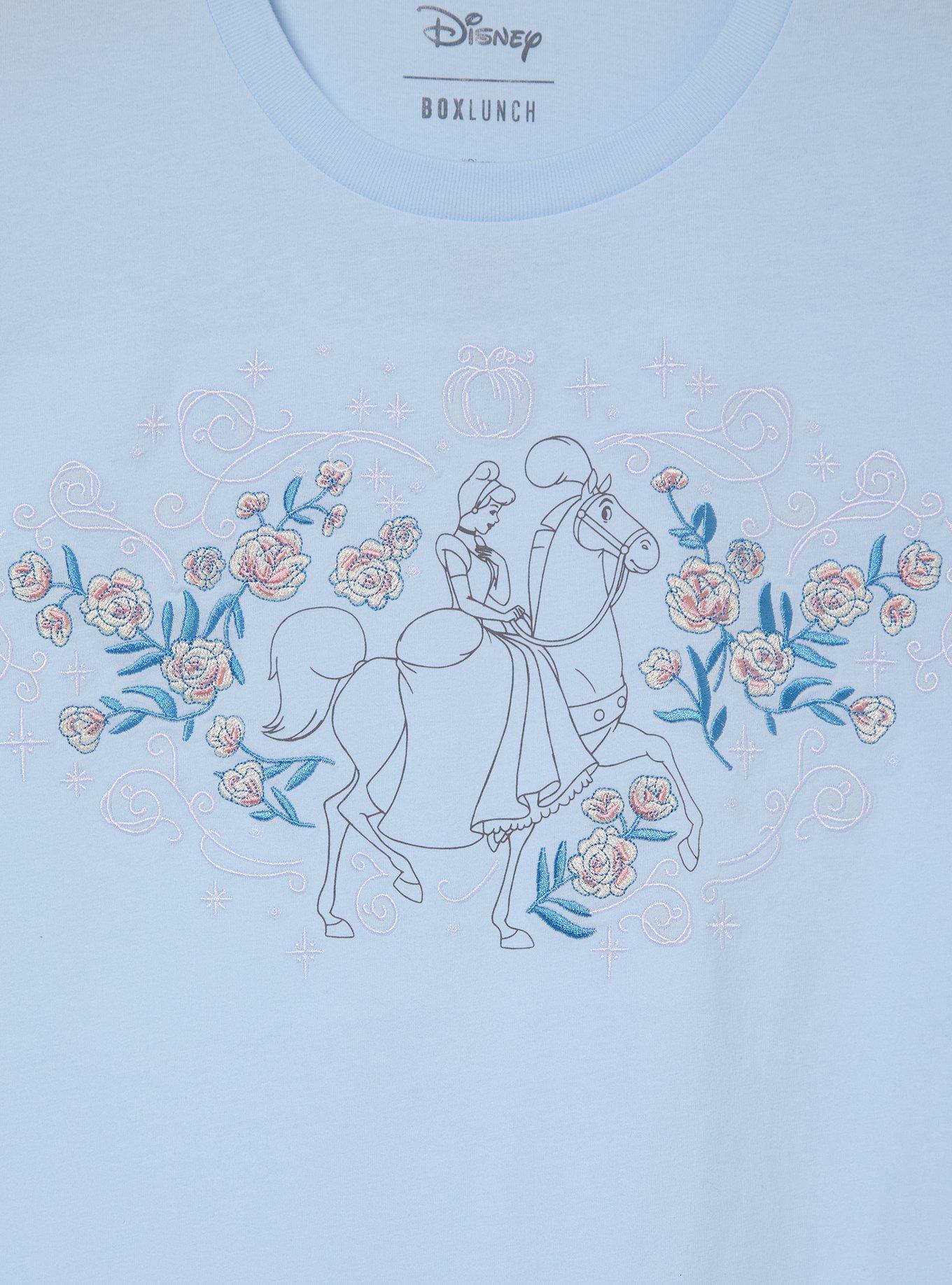 Disney Cinderella Horse Floral Women's T-Shirt &mdash; BoxLunch Exclusive, , hi-res