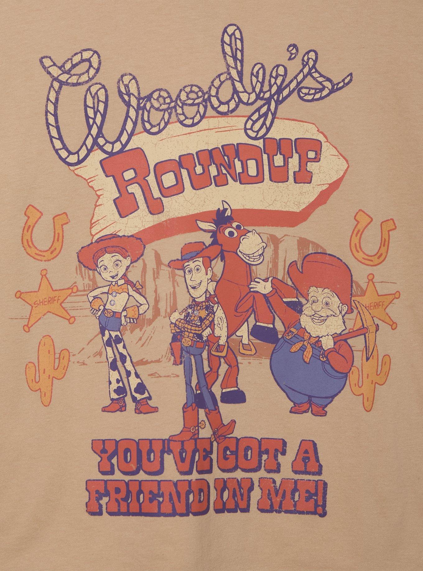Disney Pixar Toy Story Woody's Roundup Women's T-Shirt &mdash; BoxLunch Exclusive, , hi-res