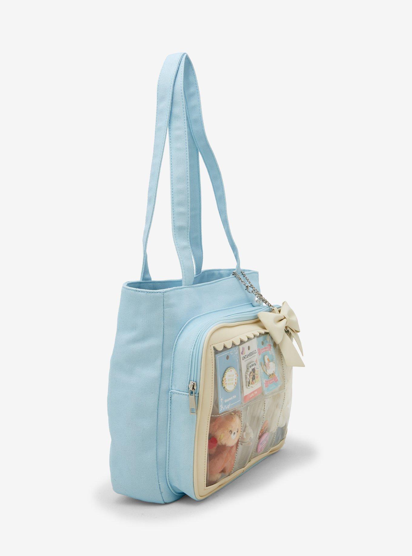 Light Blue Trinket Display Tote Bag, , hi-res