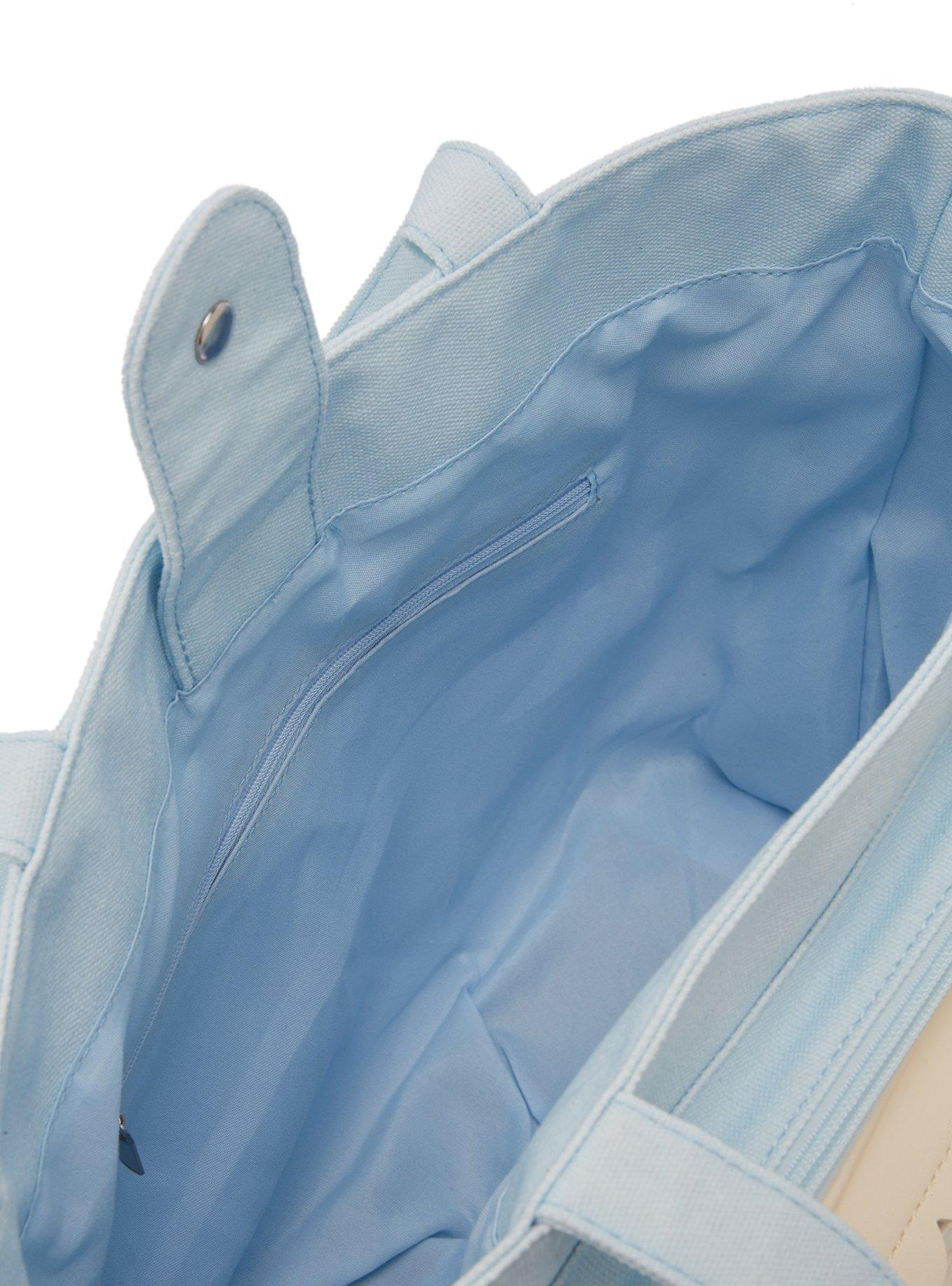 Light Blue Trinket Display Tote Bag, , alternate