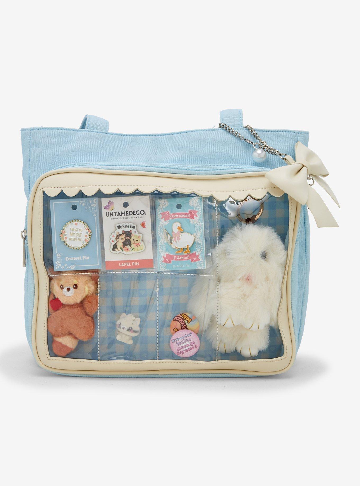 Light Blue Trinket Display Tote Bag, , alternate