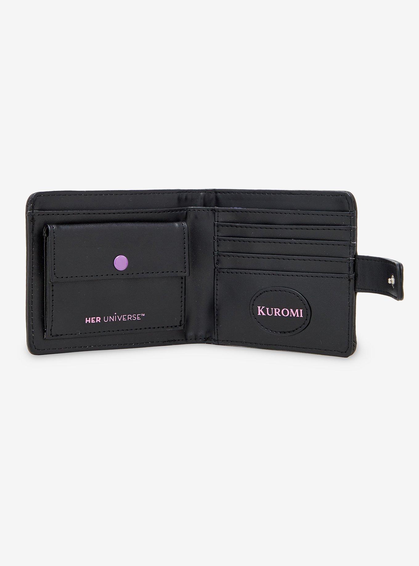 Kuromi Purple Butterfly Garden Mini Wallet, , alternate