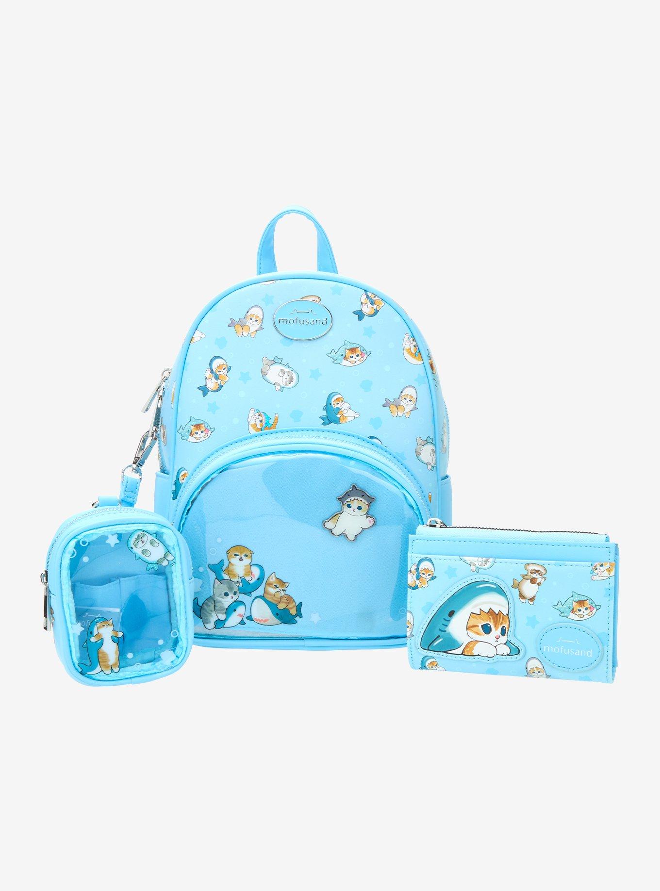 Her Universe Mofusand Sharks Pin Collector Mini Backpack, , alternate