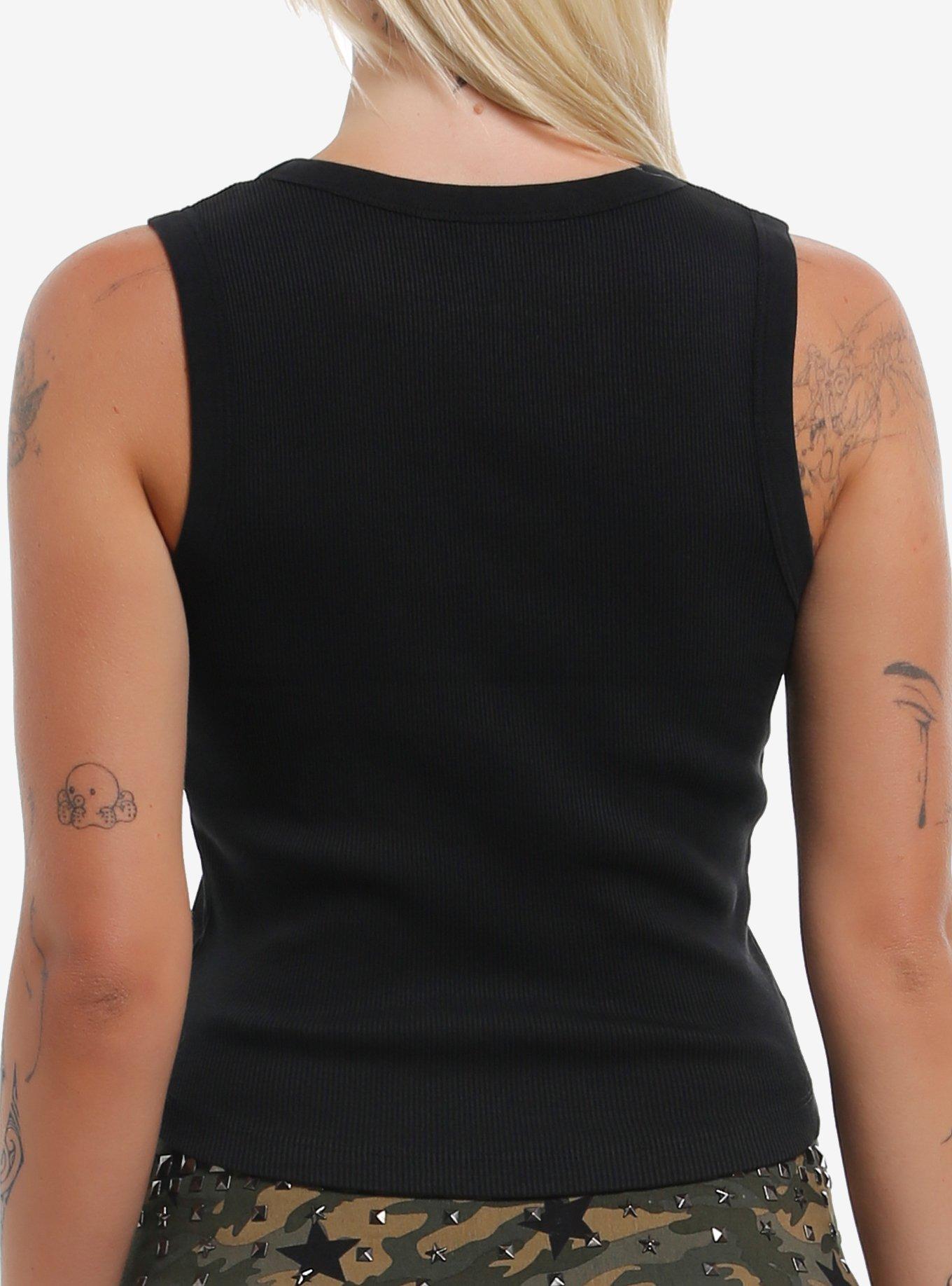 Panic! At The Disco Fever You Can't Sweat Out Girls Tank Top, BLACK, alternate