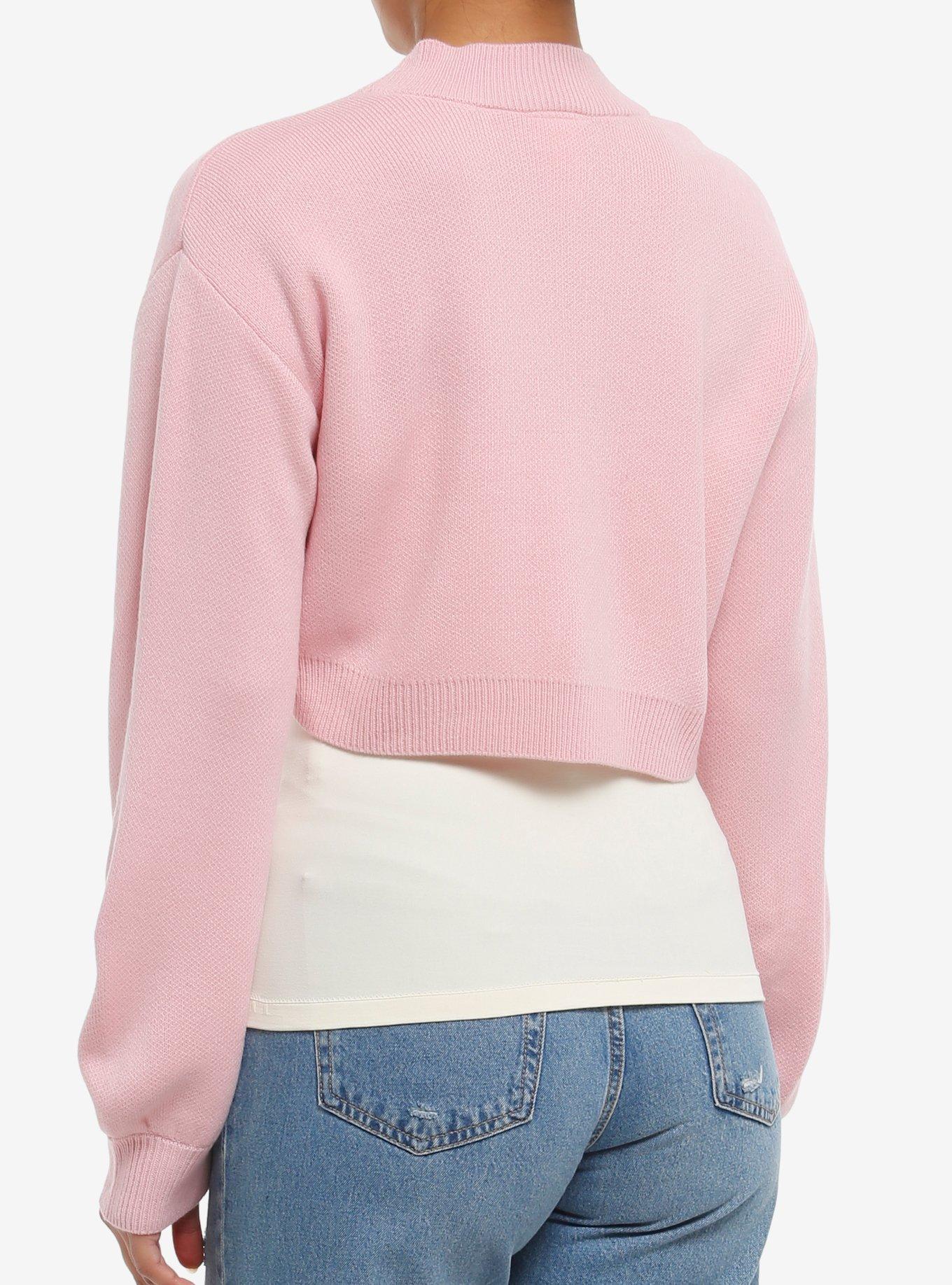 Disney Sleeping Beauty Icons Knit Shrug, PINK, alternate - view 3