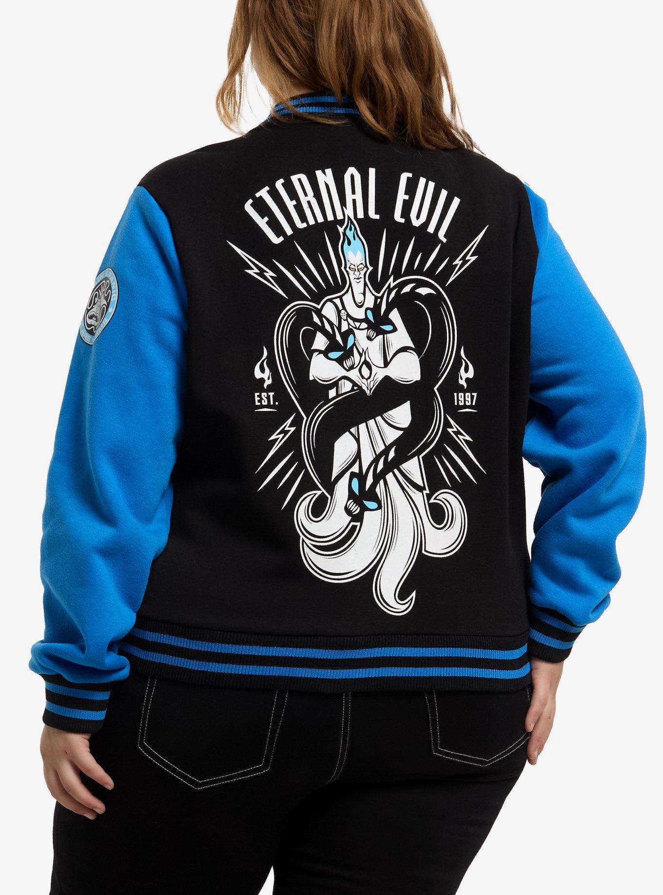 Disney Hercules Hades Varsity Jacket Plus Size, MULTI, alternate - view 3