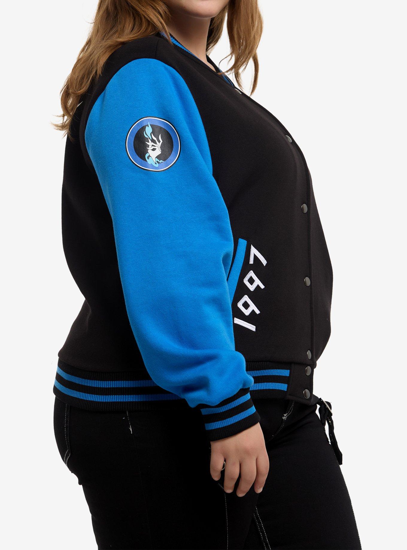 Disney Hercules Hades Varsity Jacket Plus Size, MULTI, alternate - view 4