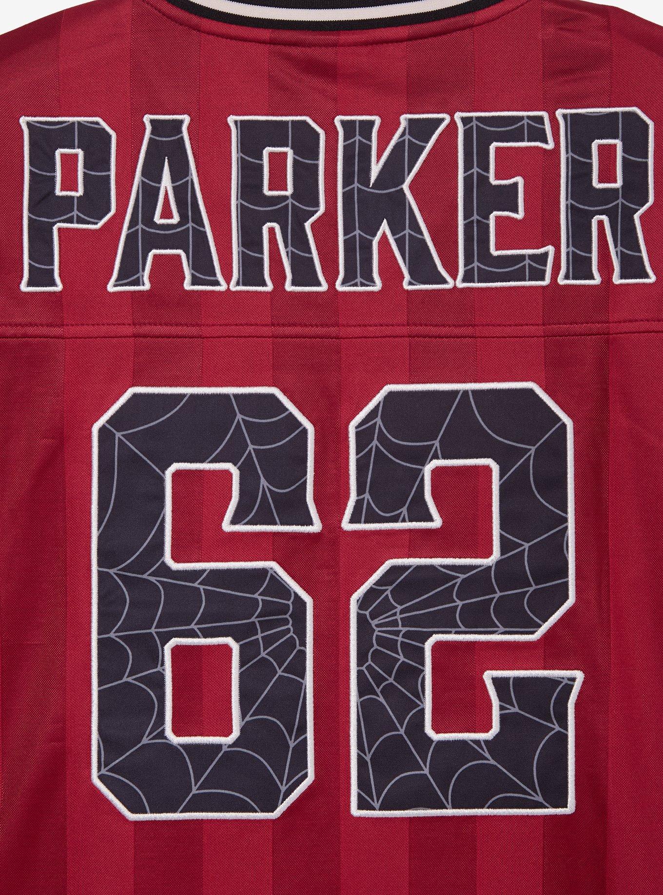 Marvel Spider-Man Peter Parker Football Jersey - BoxLunch Exclusive, RED, alternate