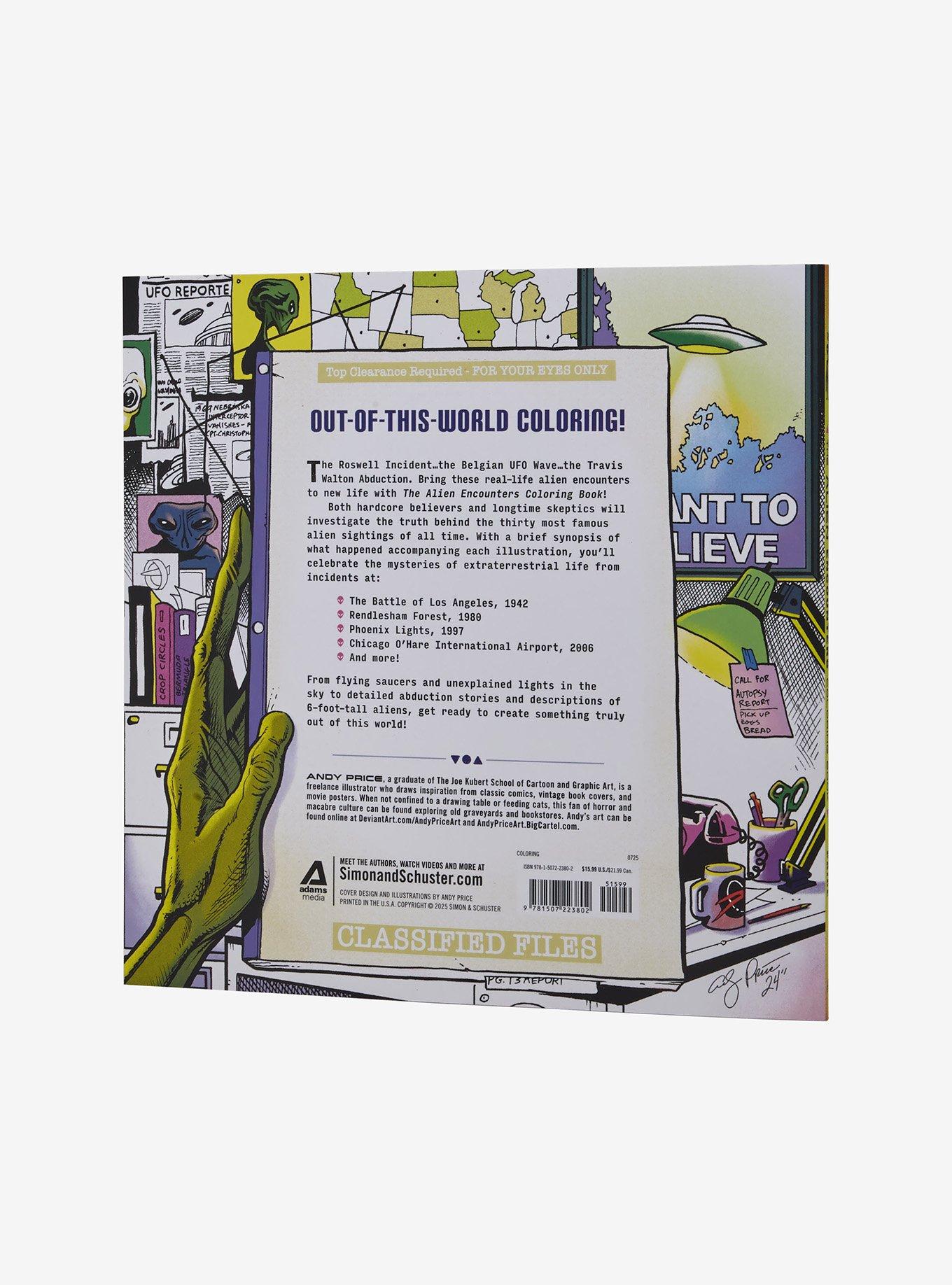 The Alien Encounters Coloring Book, , alternate