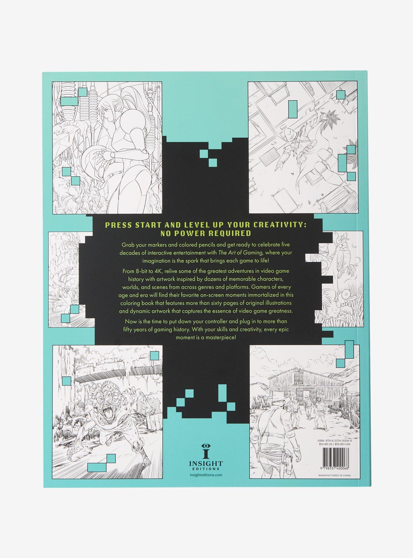 The Art Of Gaming Coloring Book, , alternate