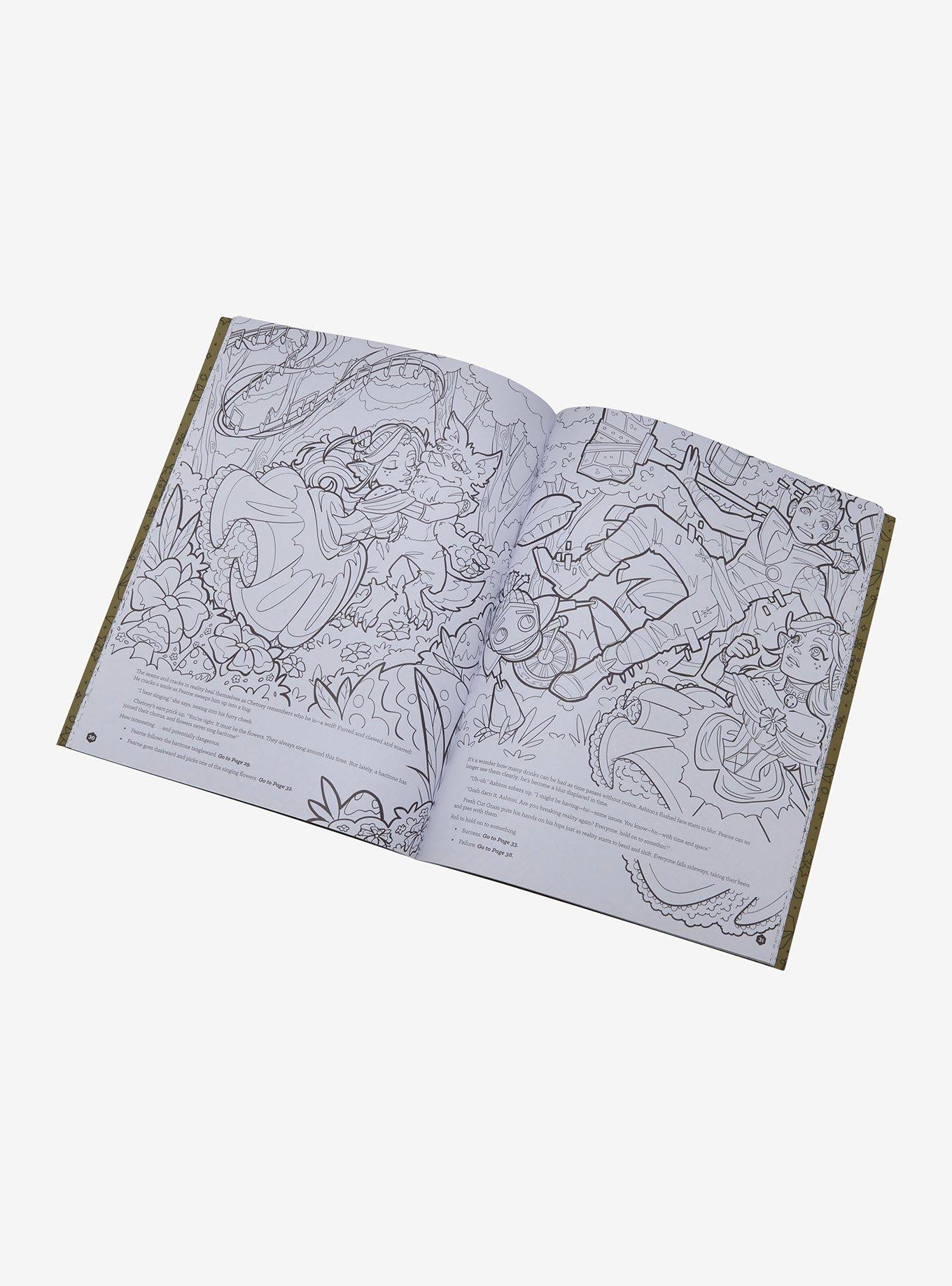 Critical Role: Fearne Calloway's Fey Fantasy: A Coloring Adventure Book, , hi-res
