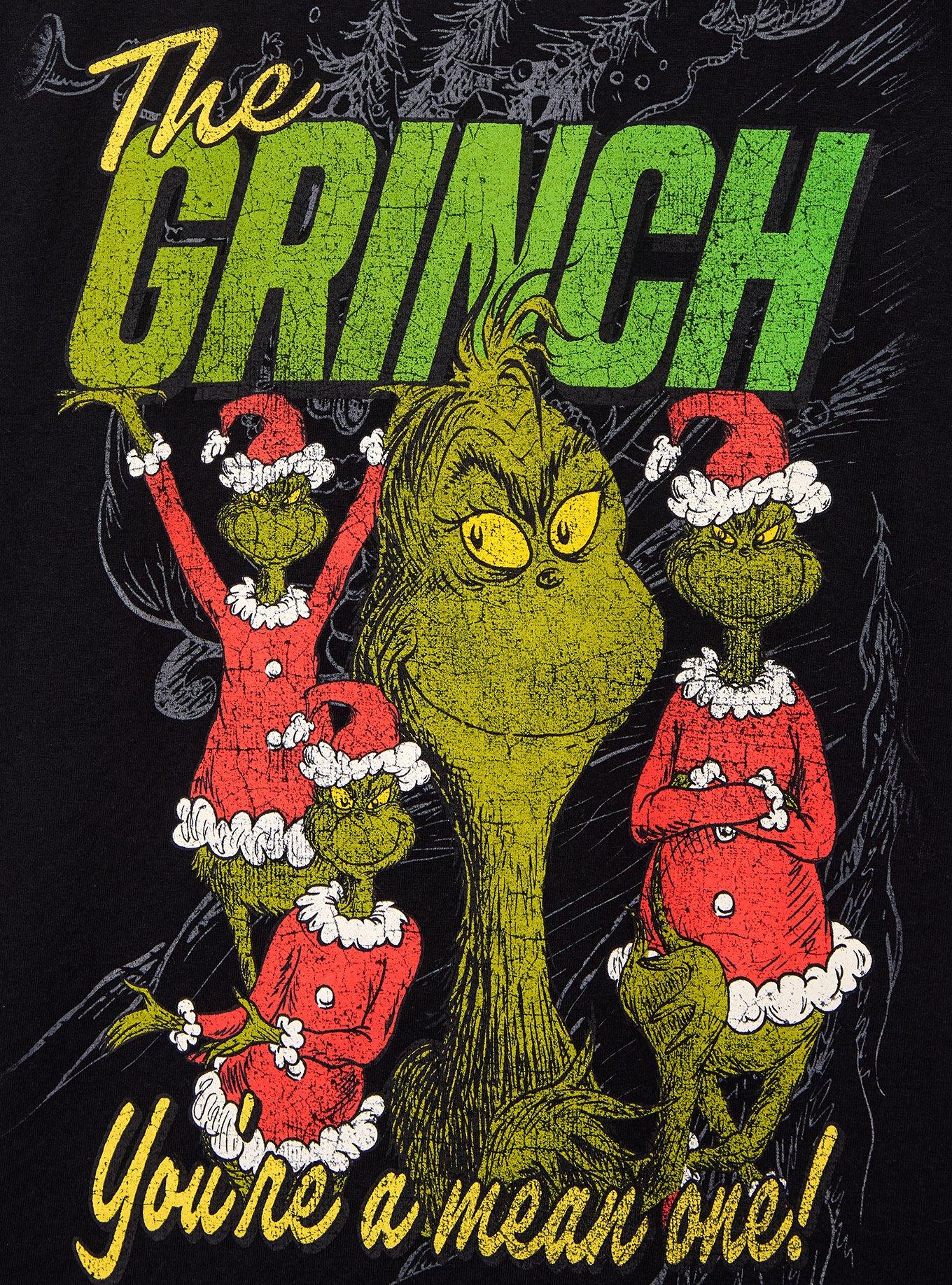 Dr. Seuss How The Grinch Stole Christmas Multi-Portrait T-Shirt — BoxLunch Exclusive
