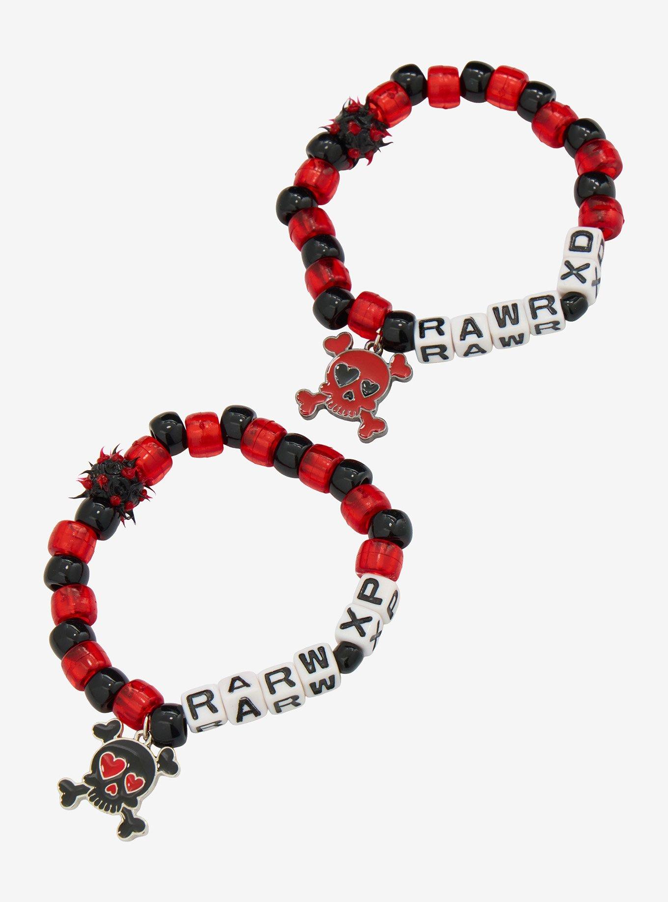 Rawr Skull & Crossbones Best Friend Bracelet Set, , alternate