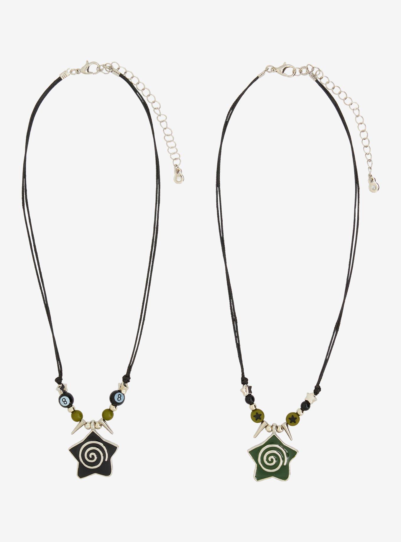 Star Swirl Charm Best Friend Cord Necklace Set, , hi-res