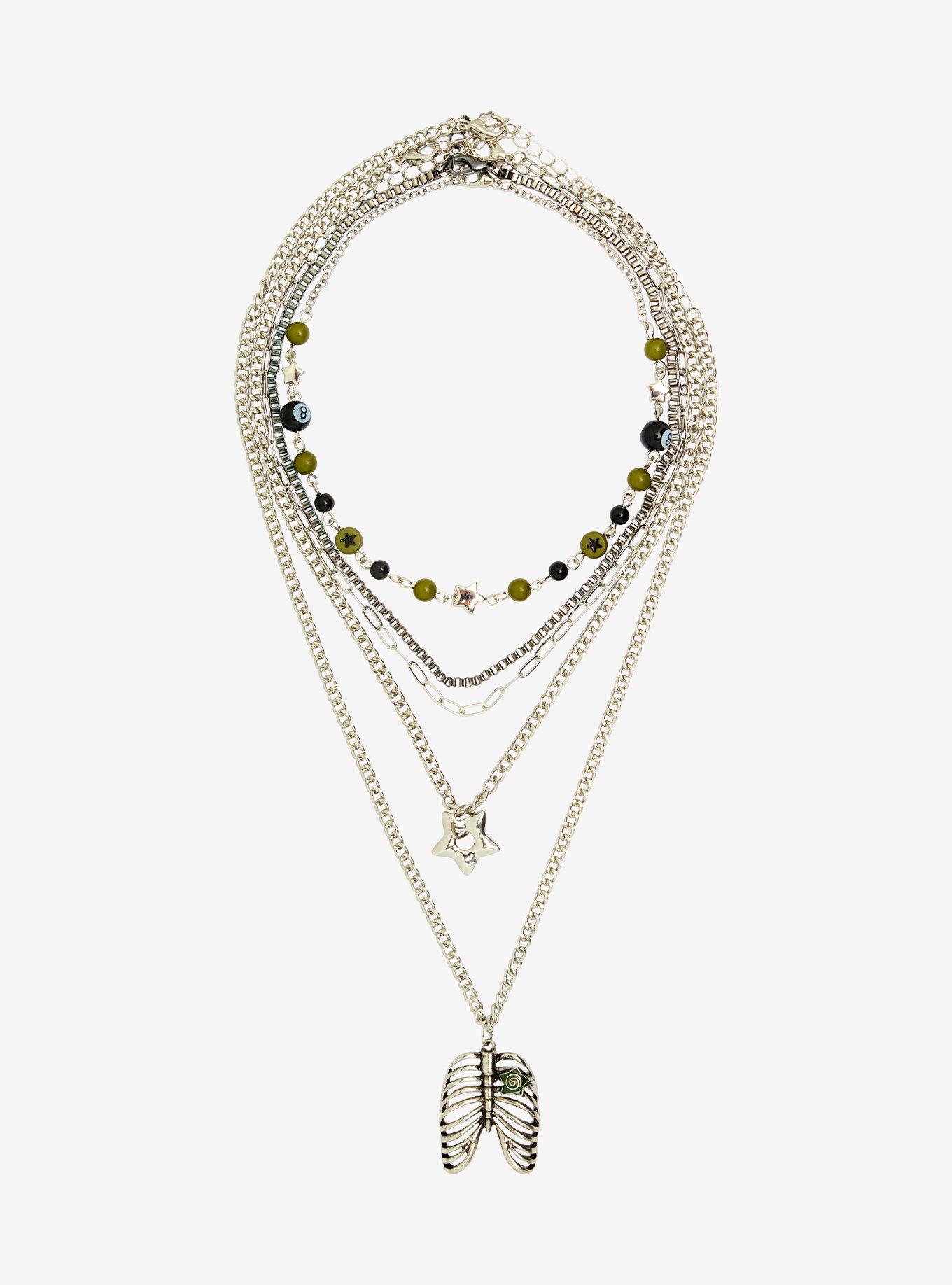 Rib Cage Star Necklace Set, , hi-res