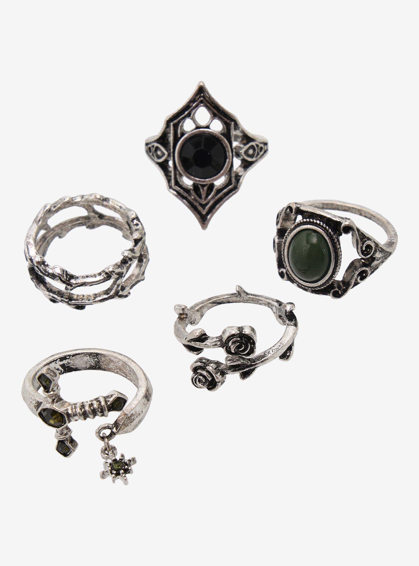 Thorn & Fable Castlecore Ring Set, , hi-res