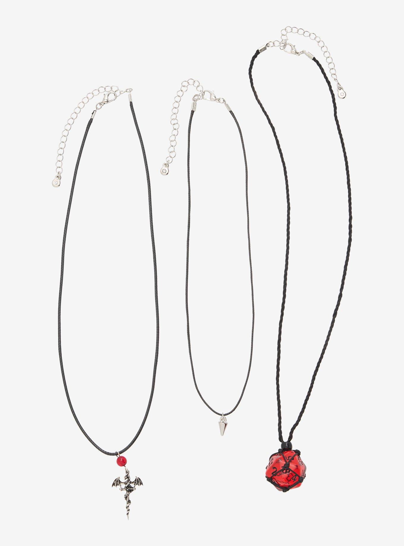 Dragon RPG Dice Necklace Set, , hi-res