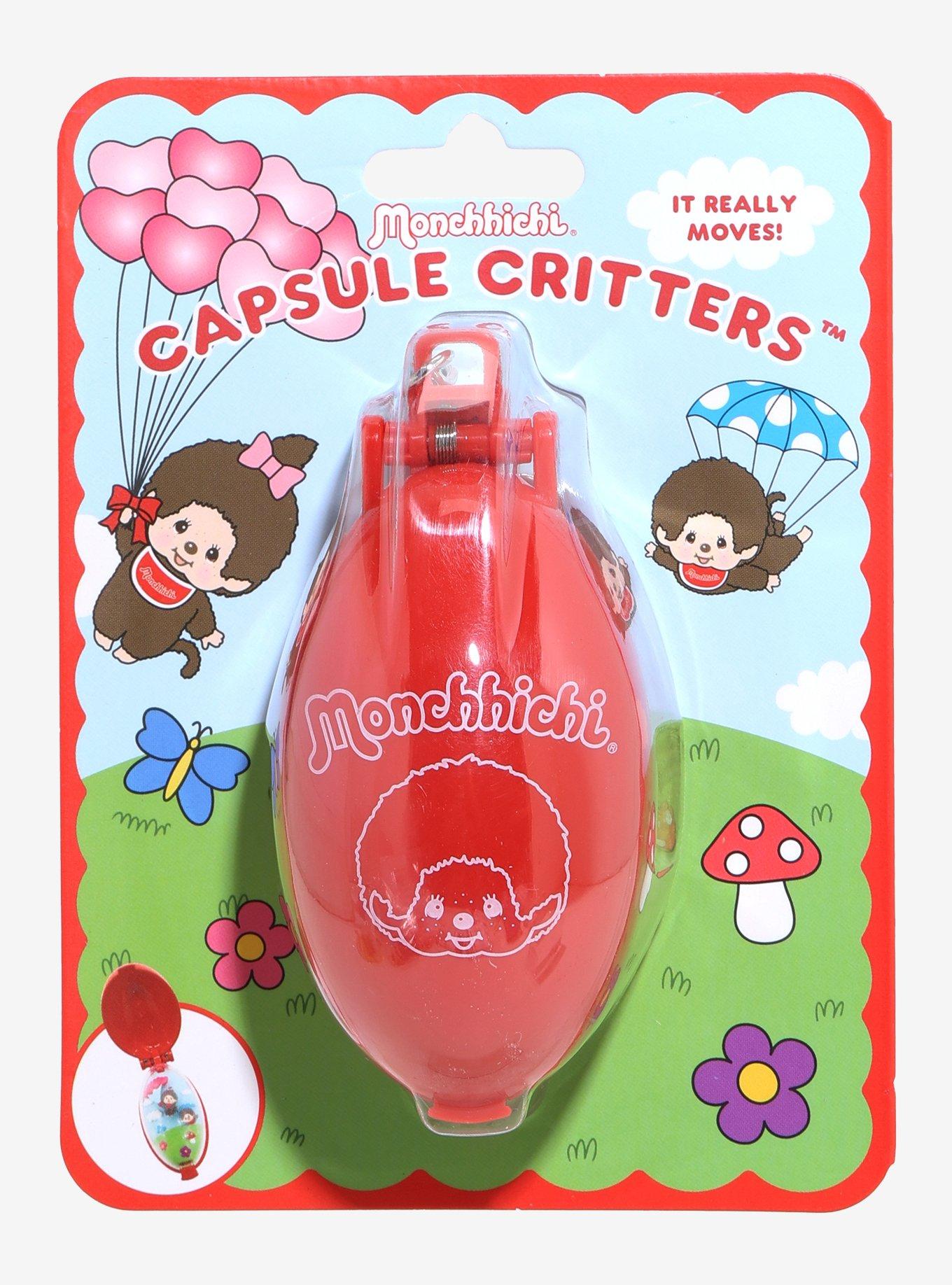 Monchhichi Capsule Wind-Up Toy Key Chain, , alternate