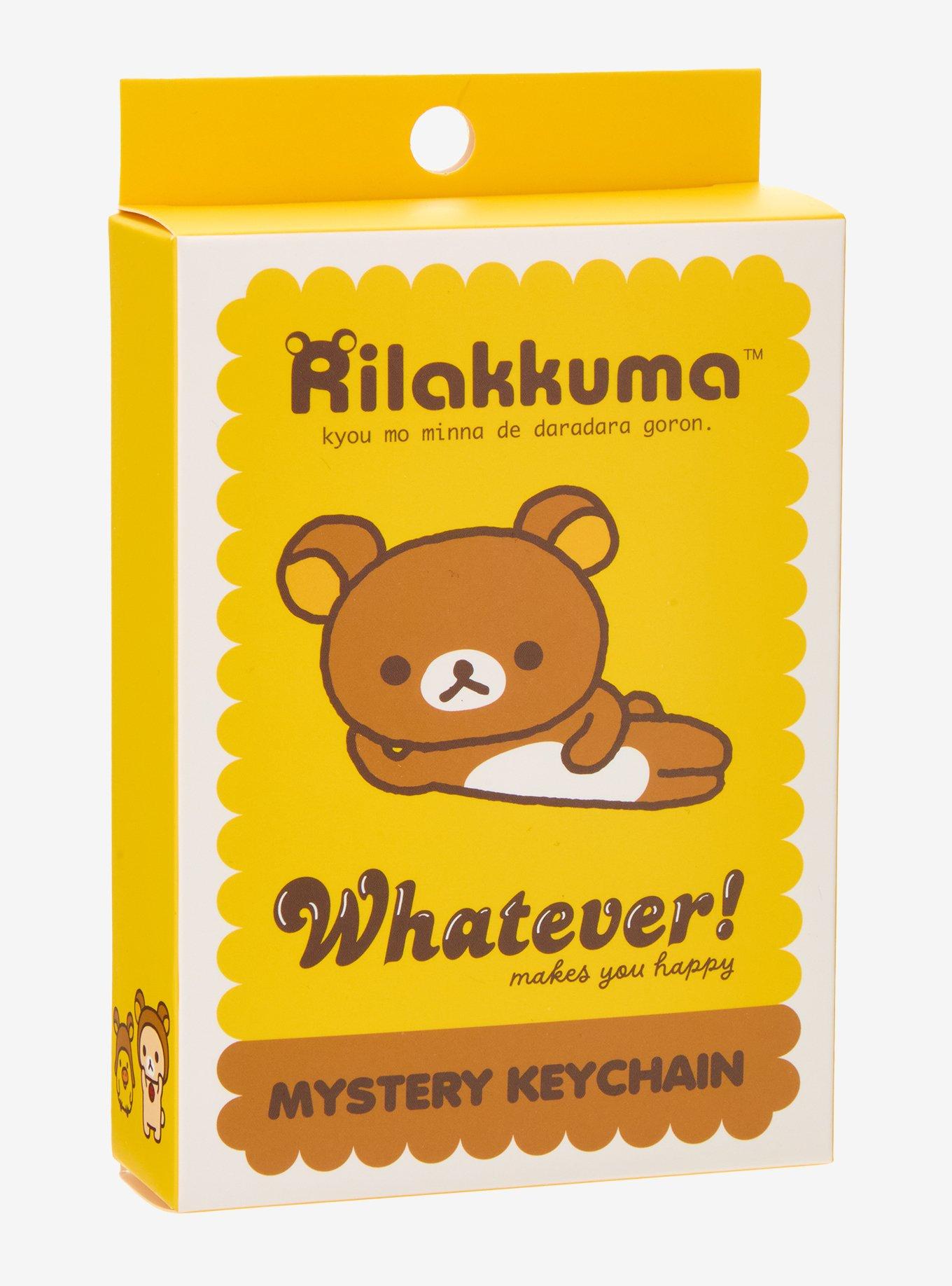 Whatever! Makes You Happy Rilakkuma Character Blind Box Plush Bag Charm, , alternate