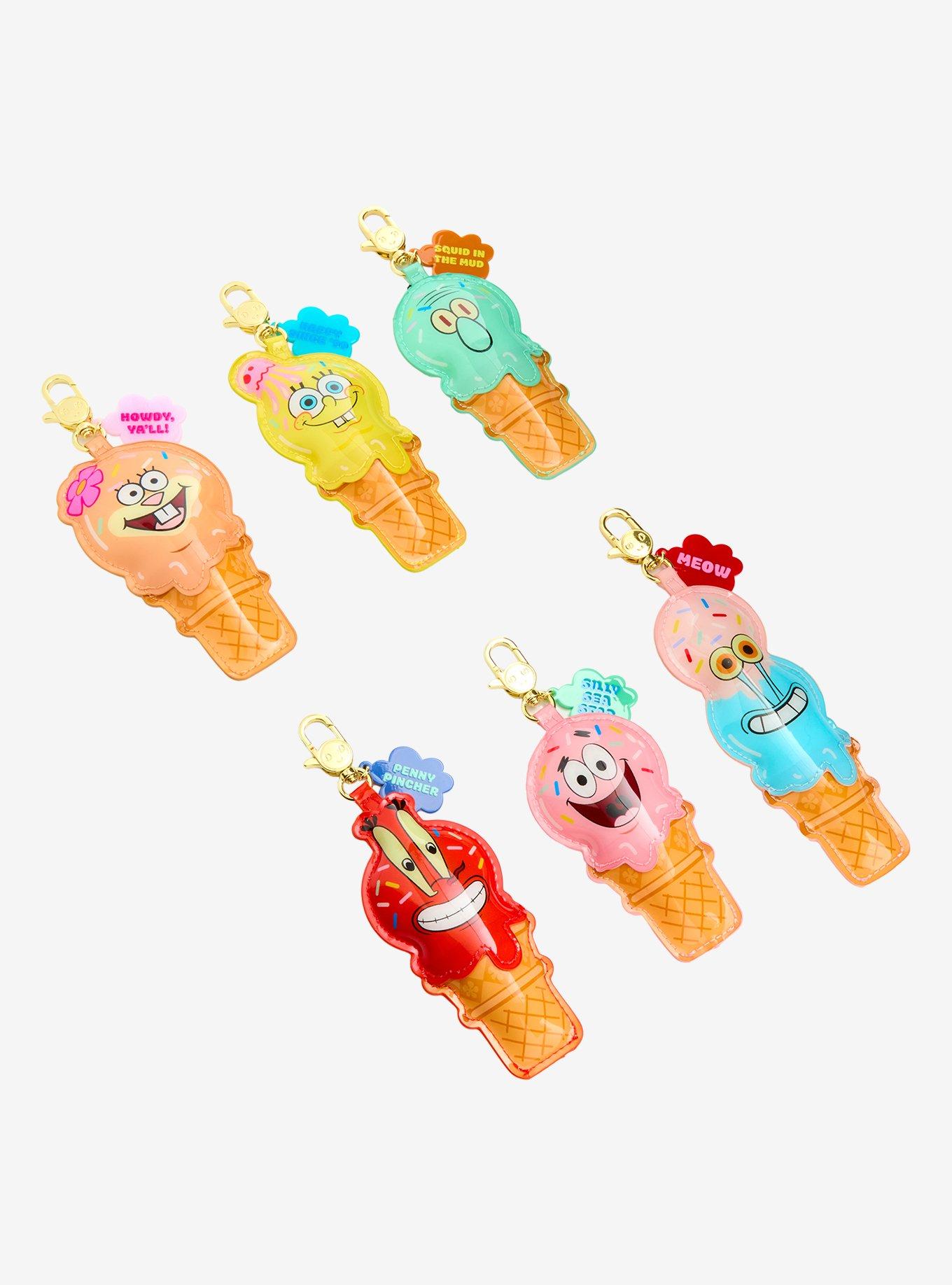 Whatever! Makes You Happy SpongeBob SquarePants Ice Cream Blind Bag Scented Bag Charm Hot Topic Exclusive, , hi-res