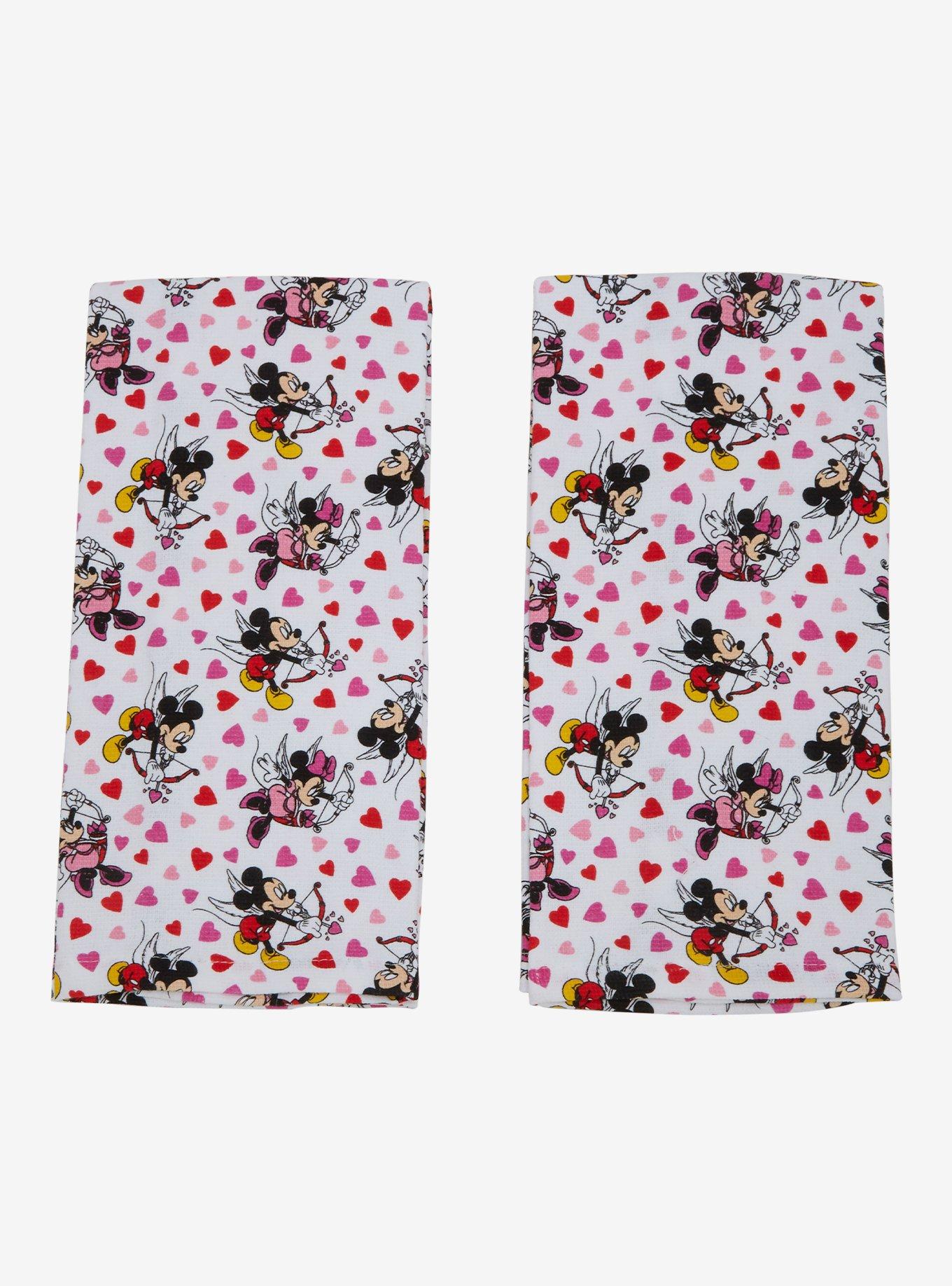 Disney Mickey & Minnie Heart Towel Set, , alternate