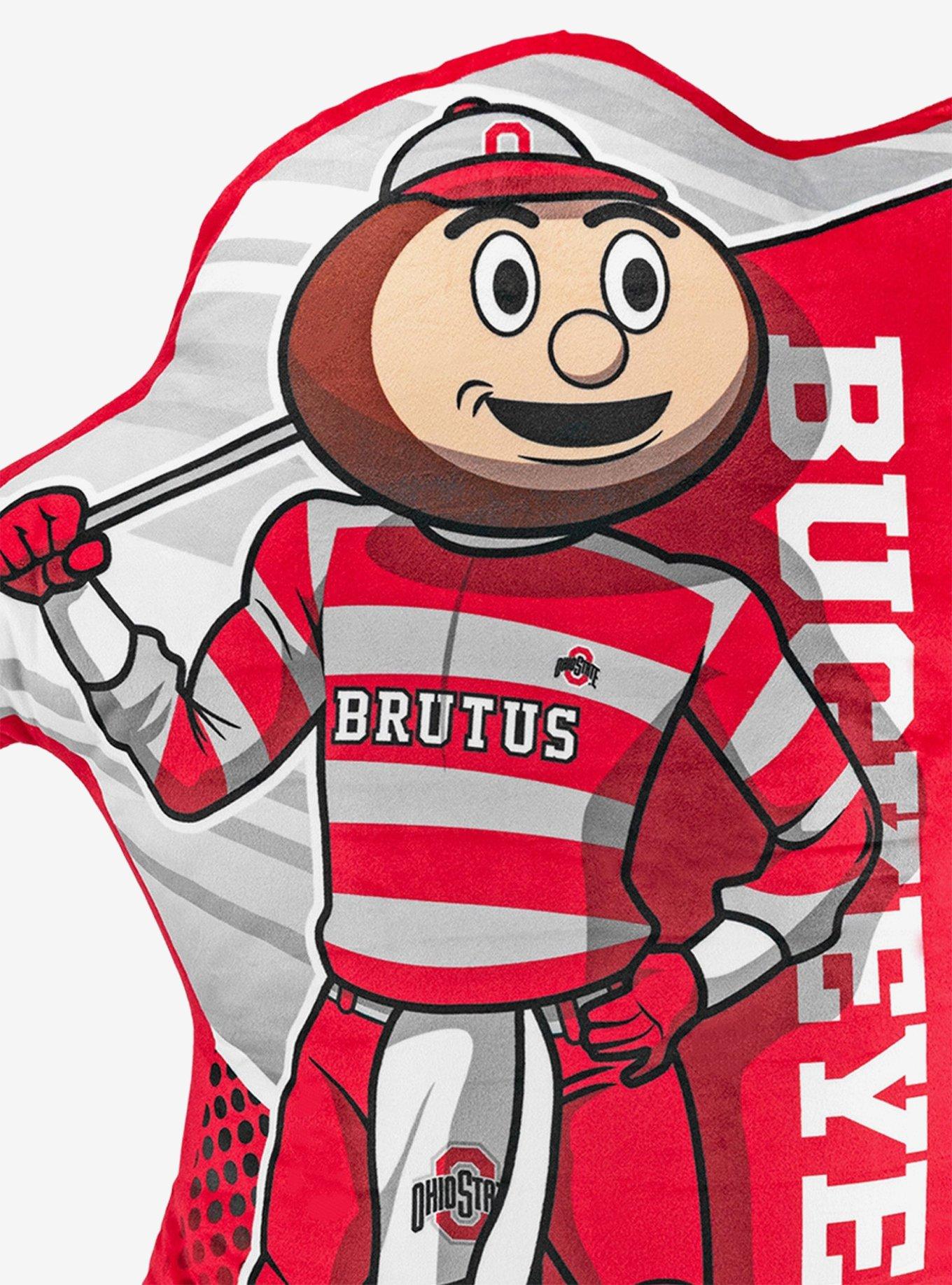 Ohio State Buckeys Brutus 24" Poster Plush Bleacher Creatures, , alternate