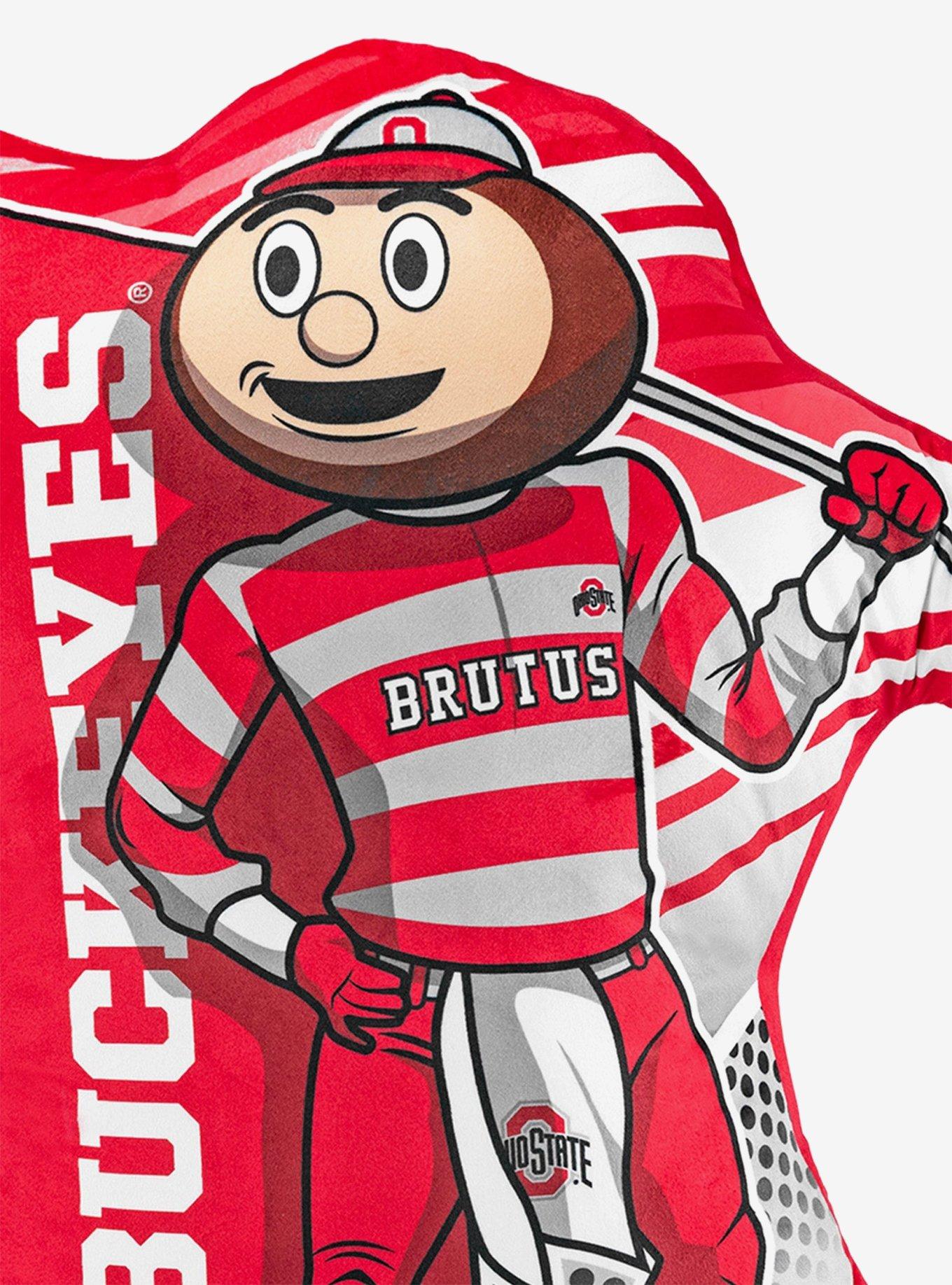 Ohio State Buckeys Brutus 24" Poster Plush Bleacher Creatures, , alternate