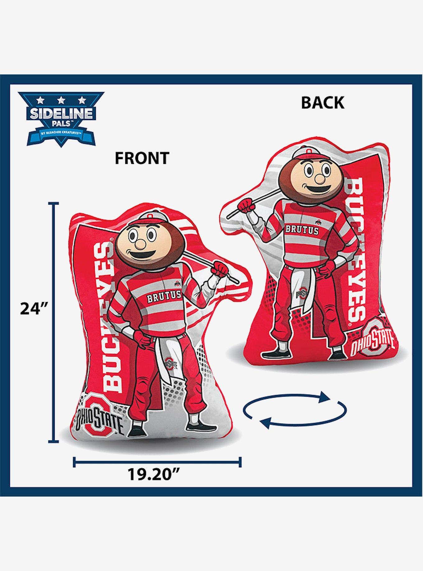 Ohio State Buckeys Brutus 24" Poster Plush Bleacher Creatures, , alternate