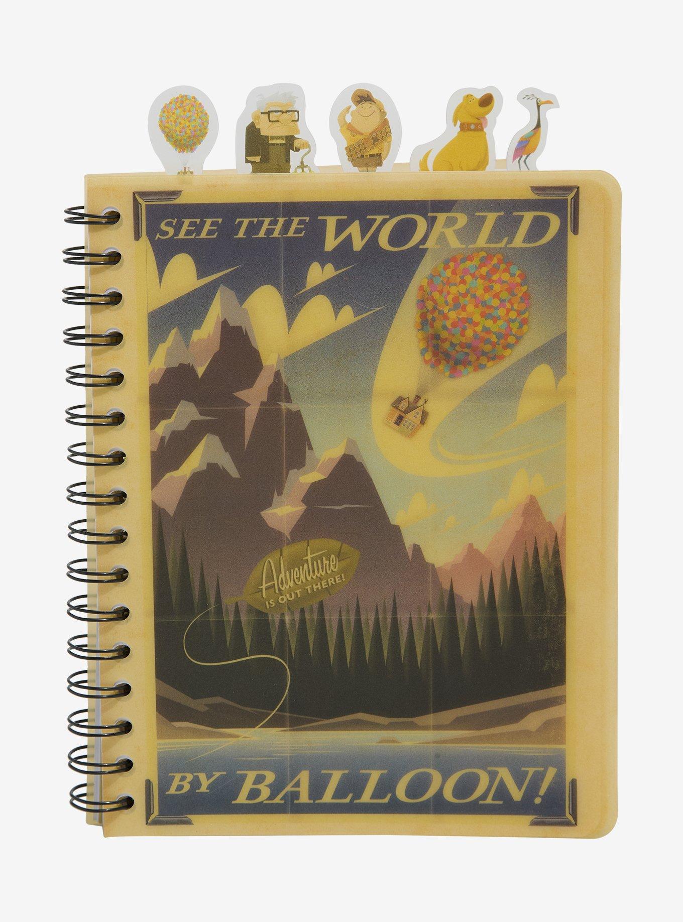 Disney Pixar Up See the World Poster Figural Tab Journal &mdash; BoxLunch Exclusive, , hi-res