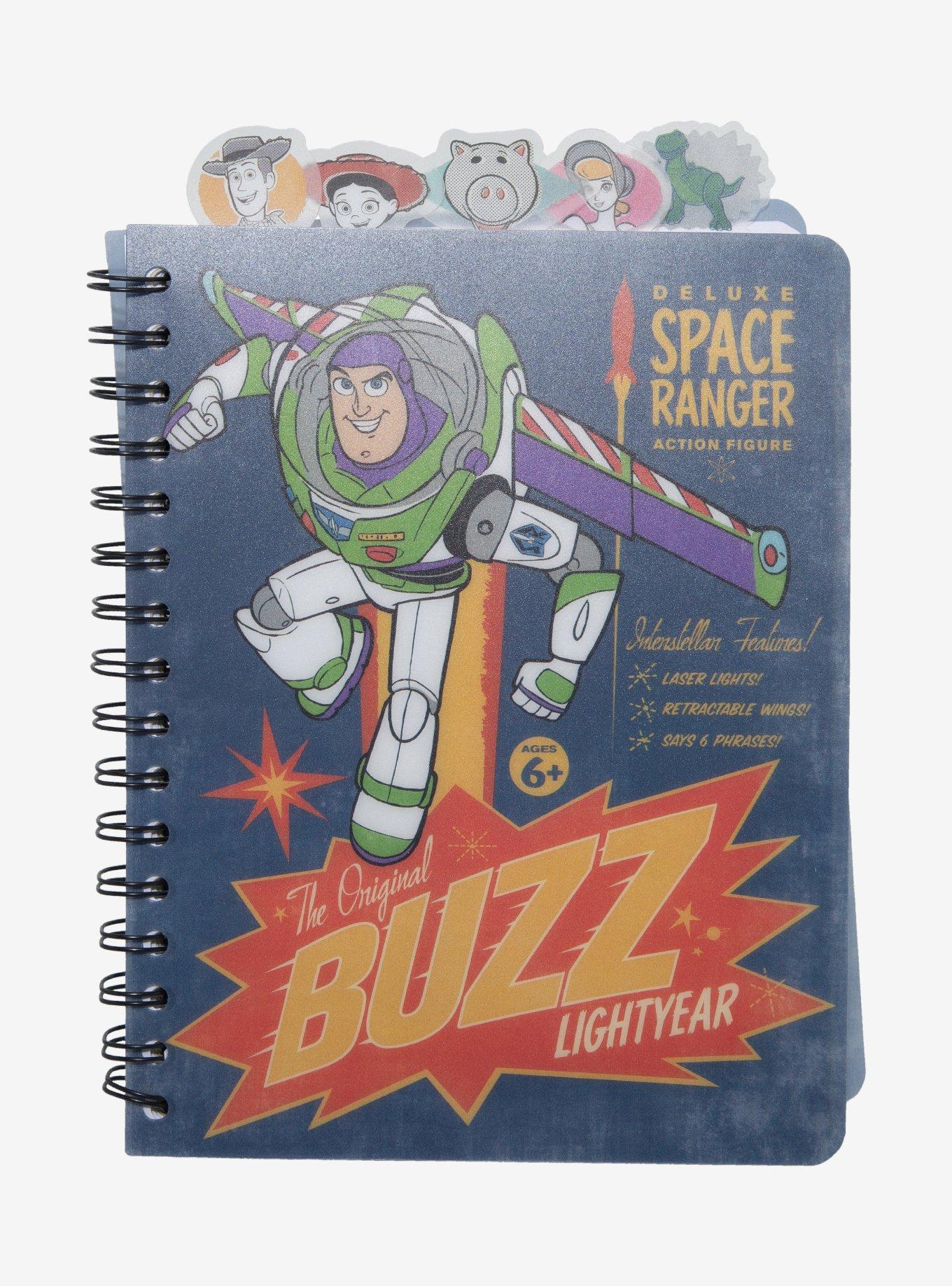 Disney Pixar Toy Story Buzz Lightyear Figural Tab Notebook &mdash; BoxLunch Exclusive, , hi-res