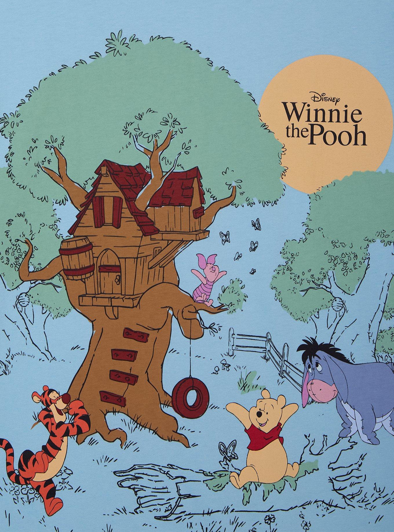 Disney Winnie the Pooh Scenic T-Shirt - BoxLunch Exclusive, SKY BLUE, alternate