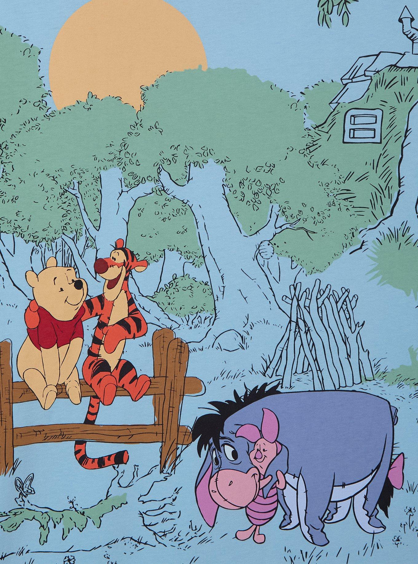 Disney Winnie the Pooh Scenic T-Shirt - BoxLunch Exclusive, SKY BLUE, alternate
