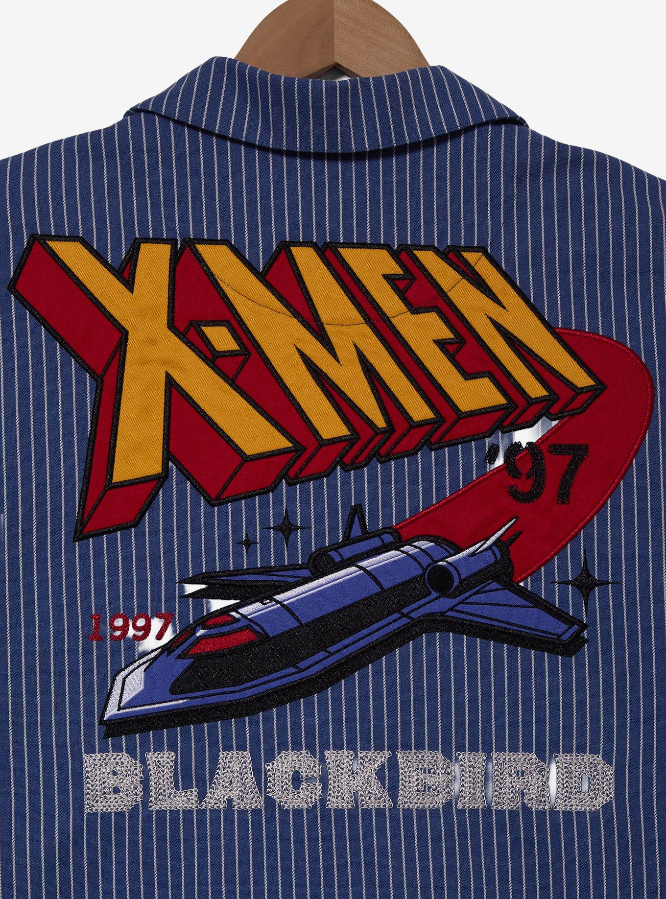 Marvel X-Men '97 Scott Summers Woven Button-Up &mdash; BoxLunch Exclusive, BLUE, alternate