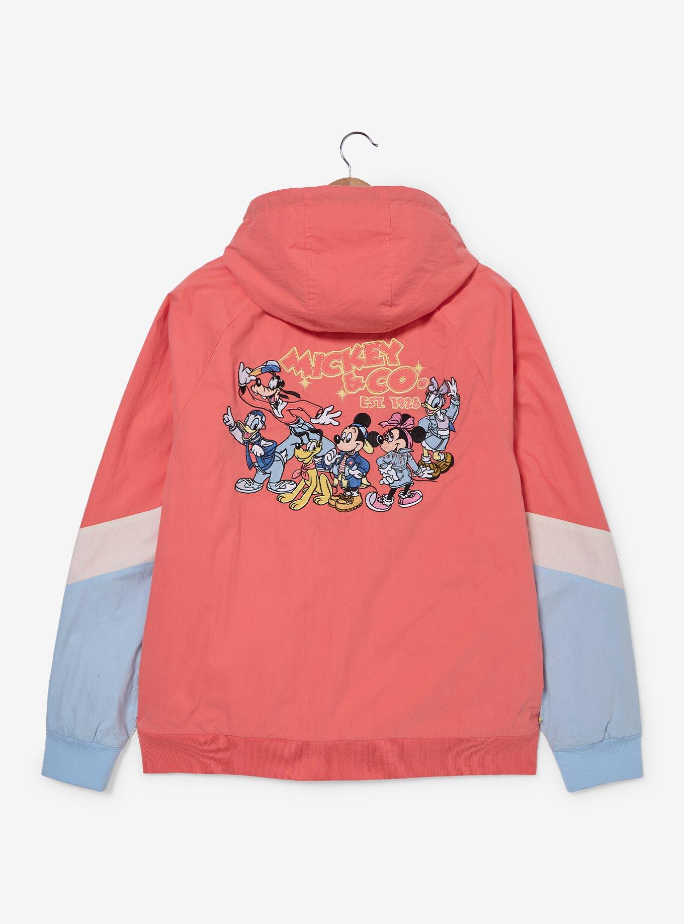 Disney Mickey Mouse Retro Color Block Windbreaker &mdash; BoxLunch Exclusive, , hi-res