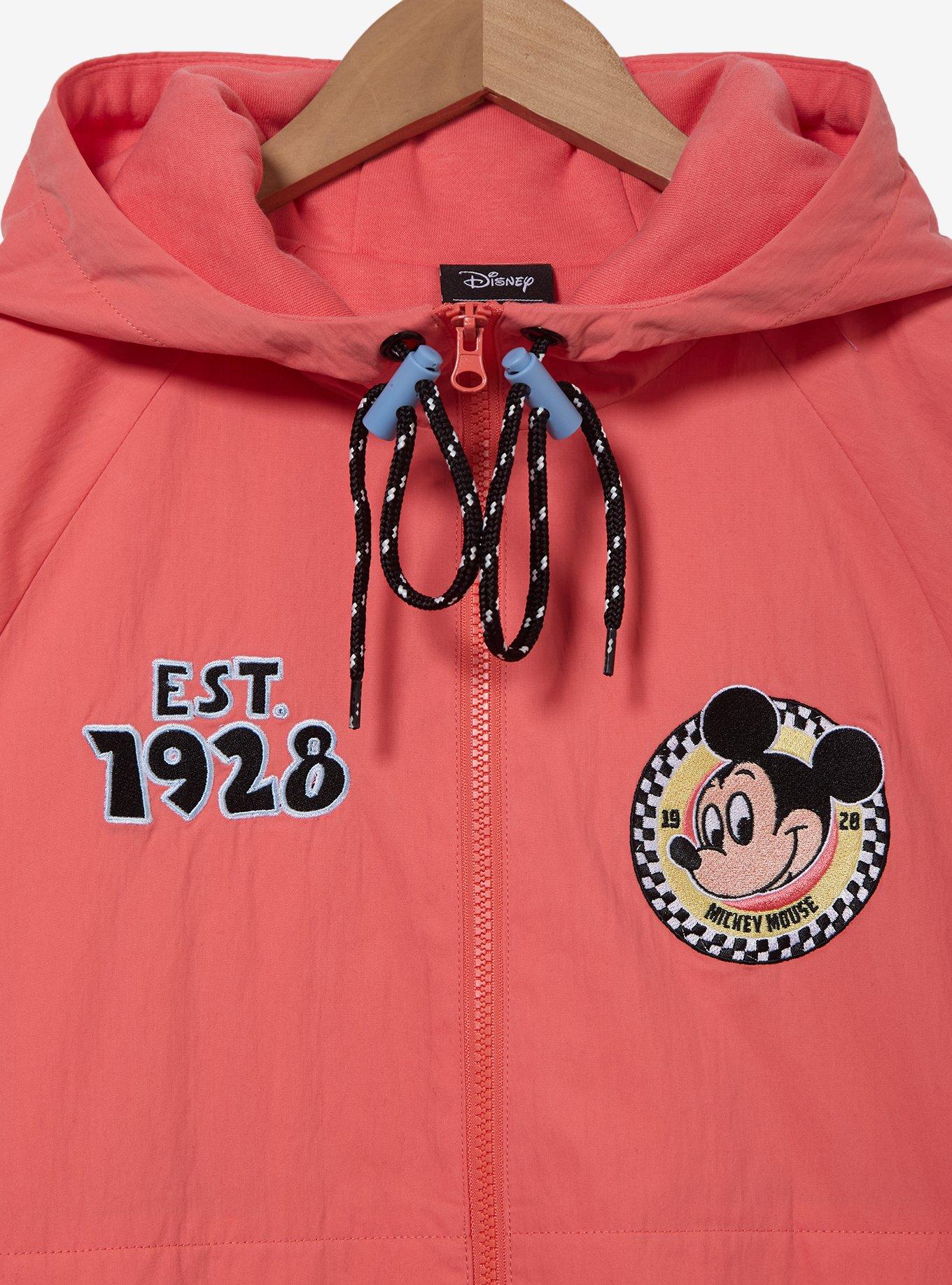 Disney Mickey Mouse Retro Color Block Windbreaker &mdash; BoxLunch Exclusive, RED, alternate