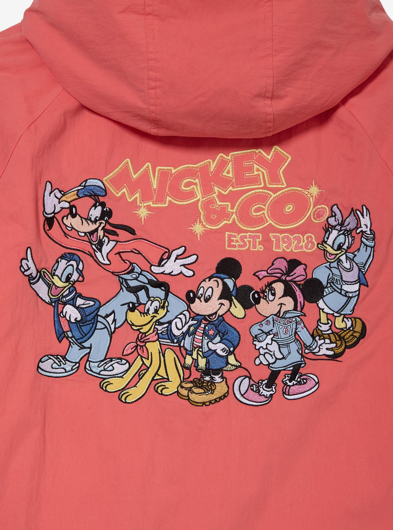Disney Mickey Mouse Retro Color Block Windbreaker &mdash; BoxLunch Exclusive, RED, alternate