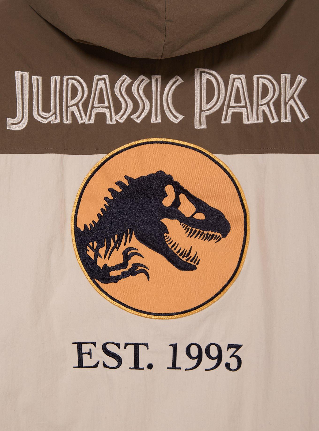 Jurassic Park Embroidered Patches Windbreaker - BoxLunch Exclusive