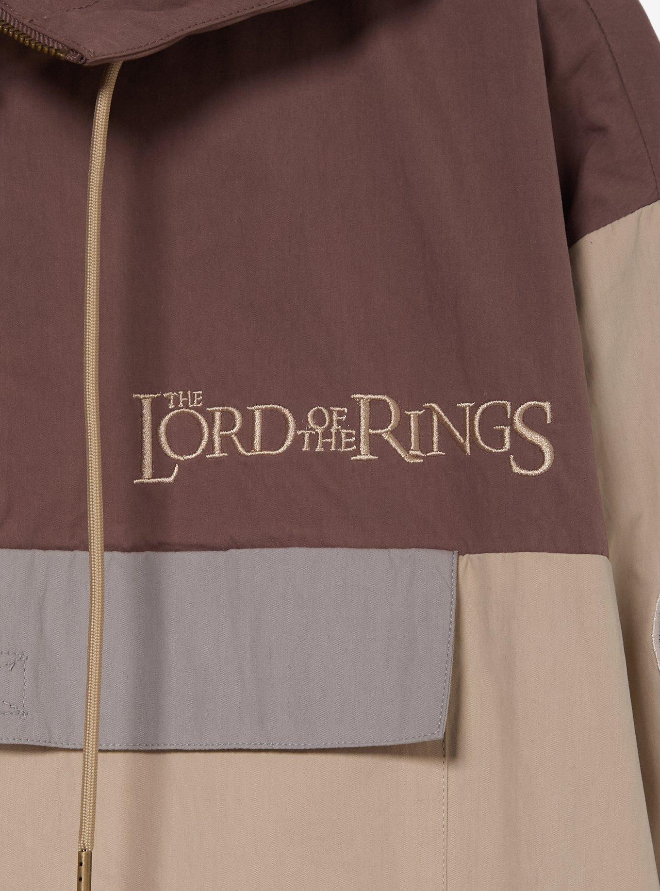 The Lord of the Rings One Ring Windbreaker Jacket - BoxLunch Exclusive, BROWN, alternate