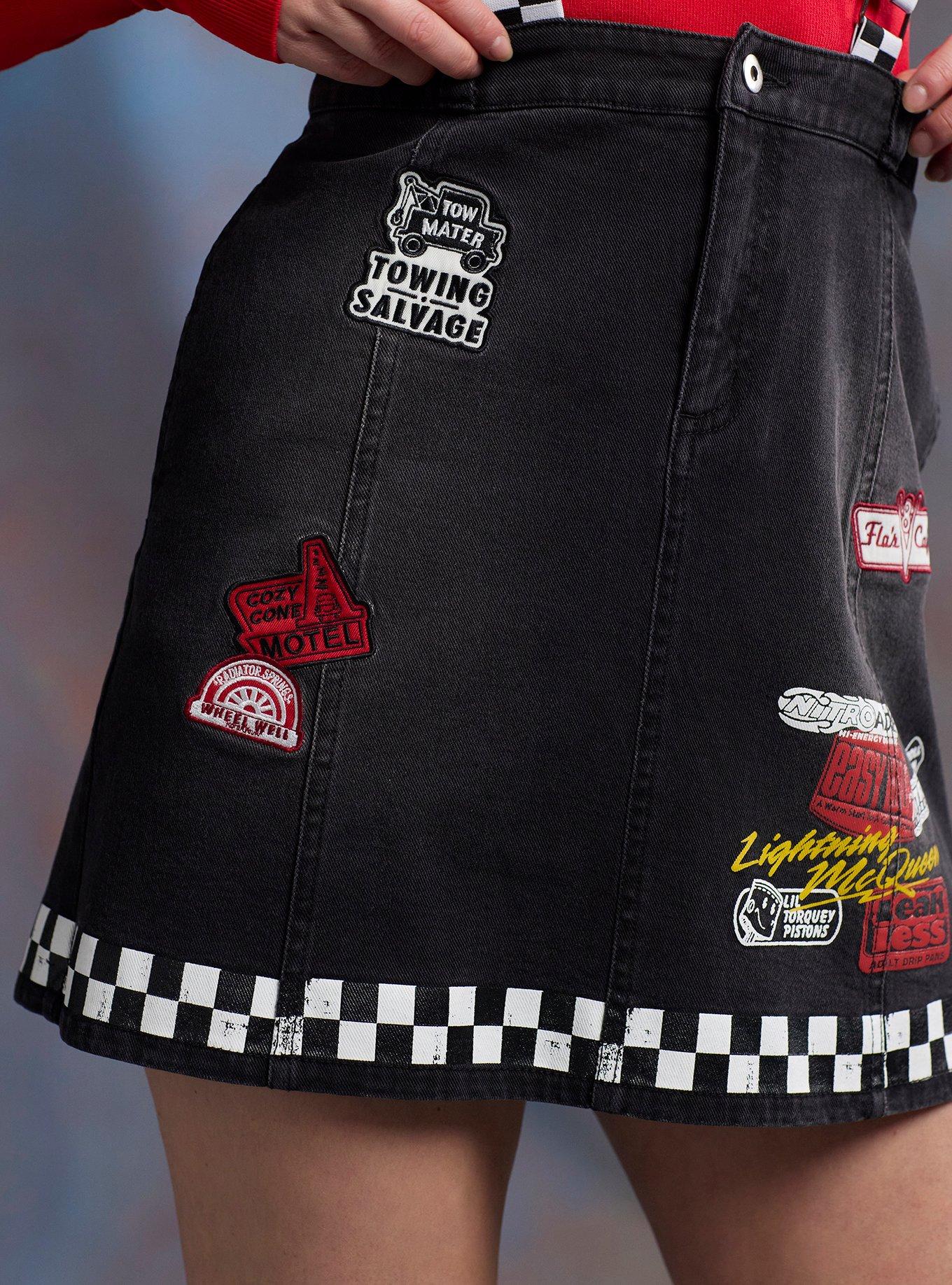 Her Universe Disney Pixar Cars Suspender Skirt Her Universe Exclusive, MULTI, alternate