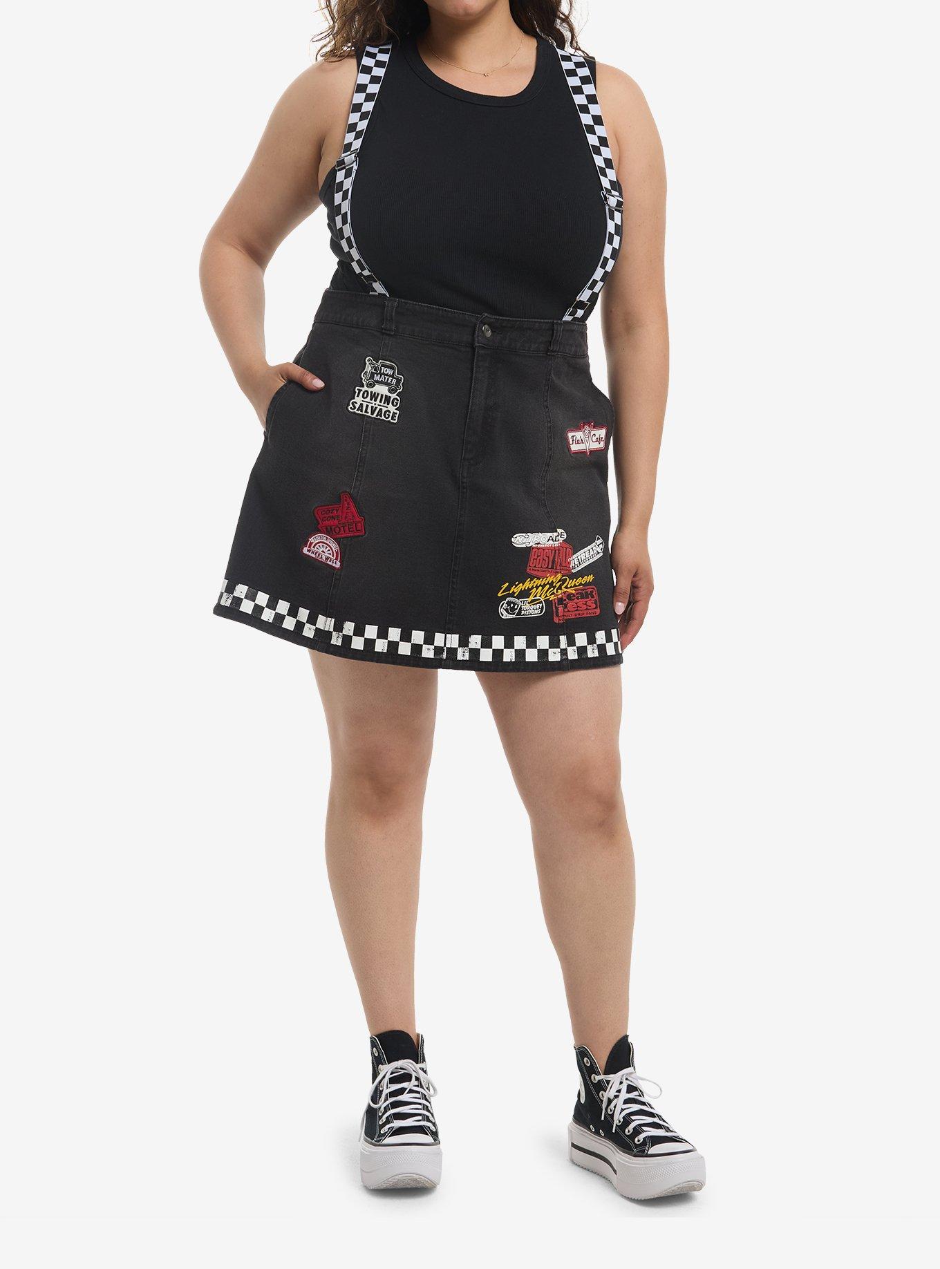 Her Universe Disney Pixar Cars Suspender Skirt Plus Size Her Universe Exclusive, , hi-res
