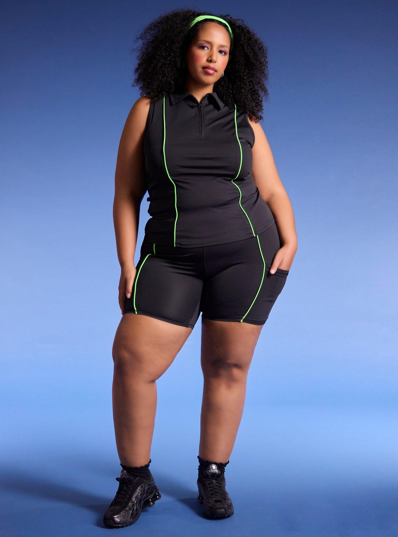 Her Universe Star Wars Quarter Zip Athletic Tank Top Plus Size Her Universe Exclusive, MULTI, alternate - view 3