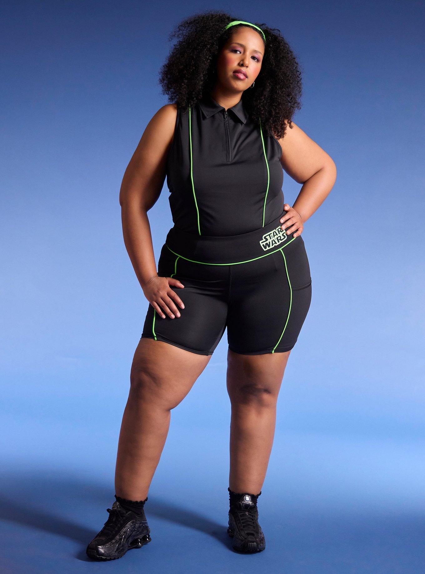 Her Universe Star Wars Quarter Zip Athletic Tank Top Plus Size Her Universe Exclusive, MULTI, alternate - view 5